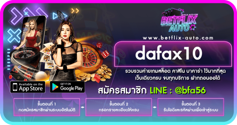 dafax10 เว็บรวมสล็อตออนไลน์ระดับ Premium – Betflix